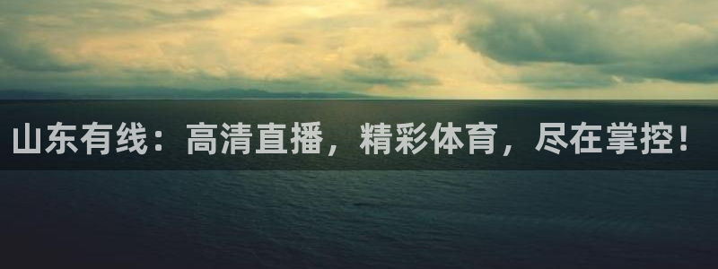 玩球直播在线：山东有线：高清直播，精彩体育，尽在掌控！